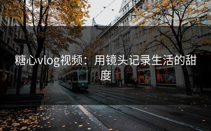 糖心vlog视频:用镜头记录生活的甜度